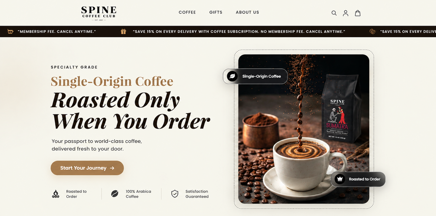 Spine Coffee Club